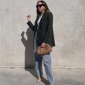 Something Navy Double Breasted Blazer